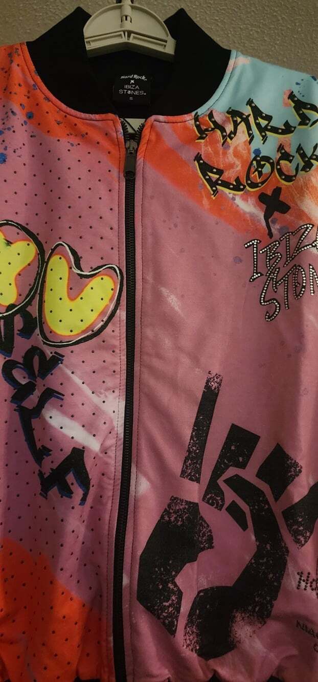 Hard Rock Cafe Ibiza Stones Jacket Niagara Falls Rhinestones Small NWT New T1 - Picture 8 of 8